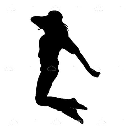 Dancing Female Silhouette